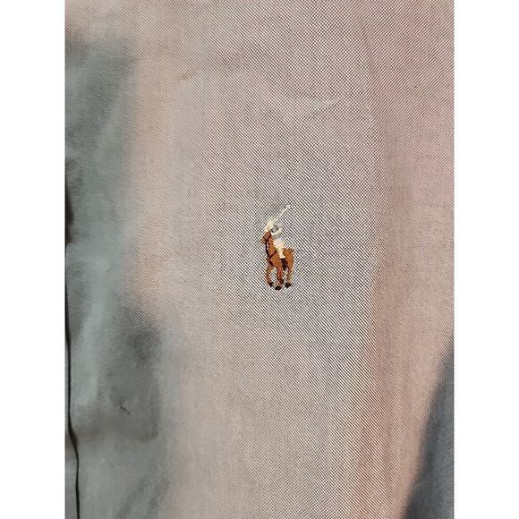 Ralph Lauren 100% Cotton, Blue, 17 1/2-33, Excellent Condition, Button Down - Picture 3 of 6